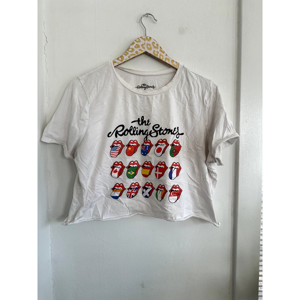 THE ROLLING STONES WOMEN'S PLUS CROPPED TEE | SIZE 1X